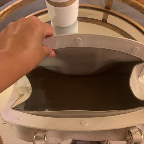 Dior Cream Satchel with Silver Hardware and Structured Design - Picture 5 of 8